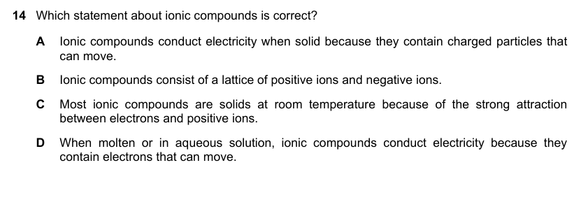 Diagram for O Level Chemistry question – Atoms, ions, isotopes and chemical bonding