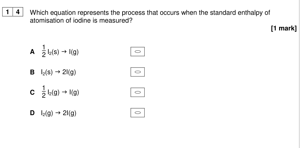 AQA Chemistry diagram for aqa_alevel_chemistry_p3_2018_q14